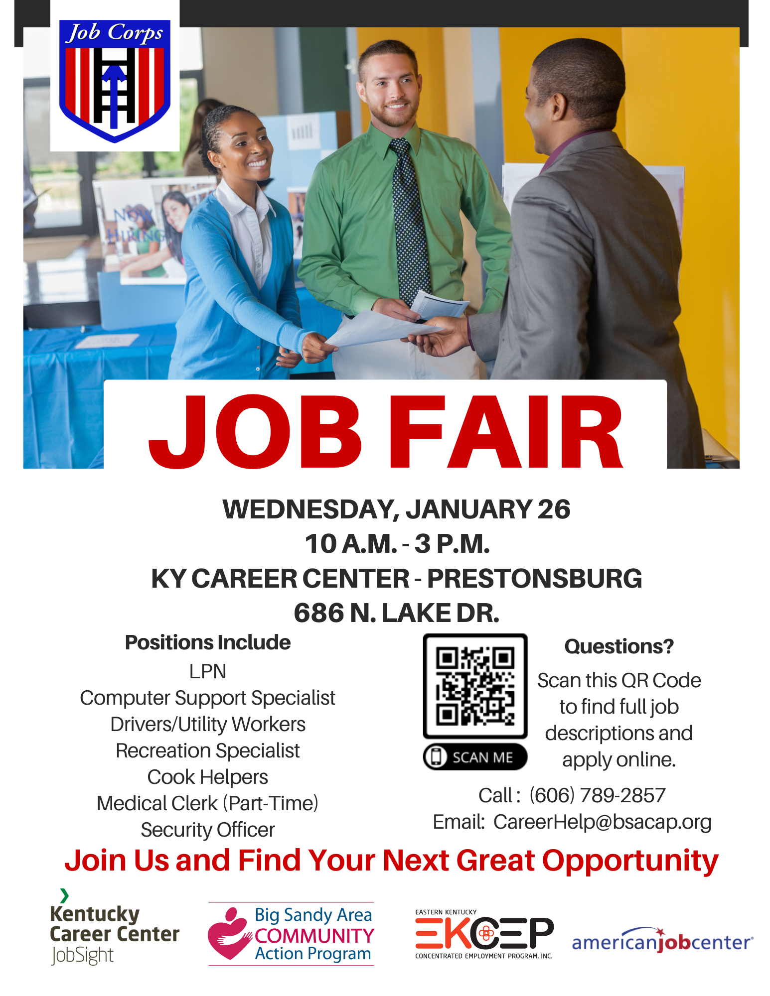 Job Fair on January 26th - Big Sandy Area Community Action Program